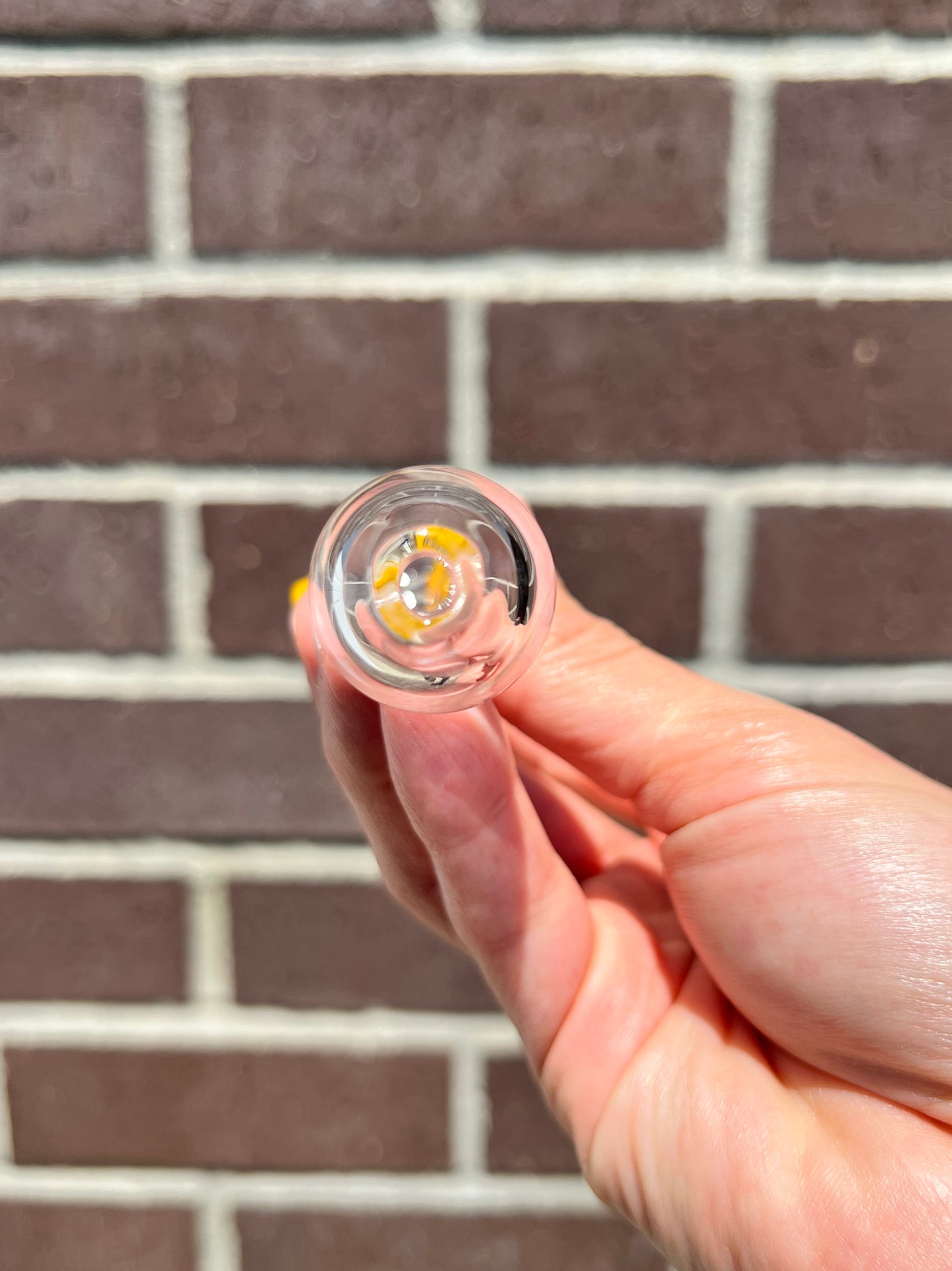 Pipe - Clear / Yellow Spoon