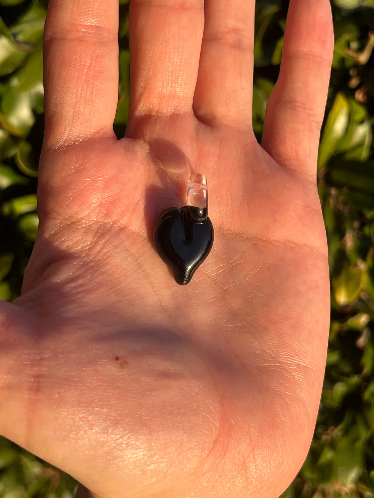 Heart Pendant - Onyx