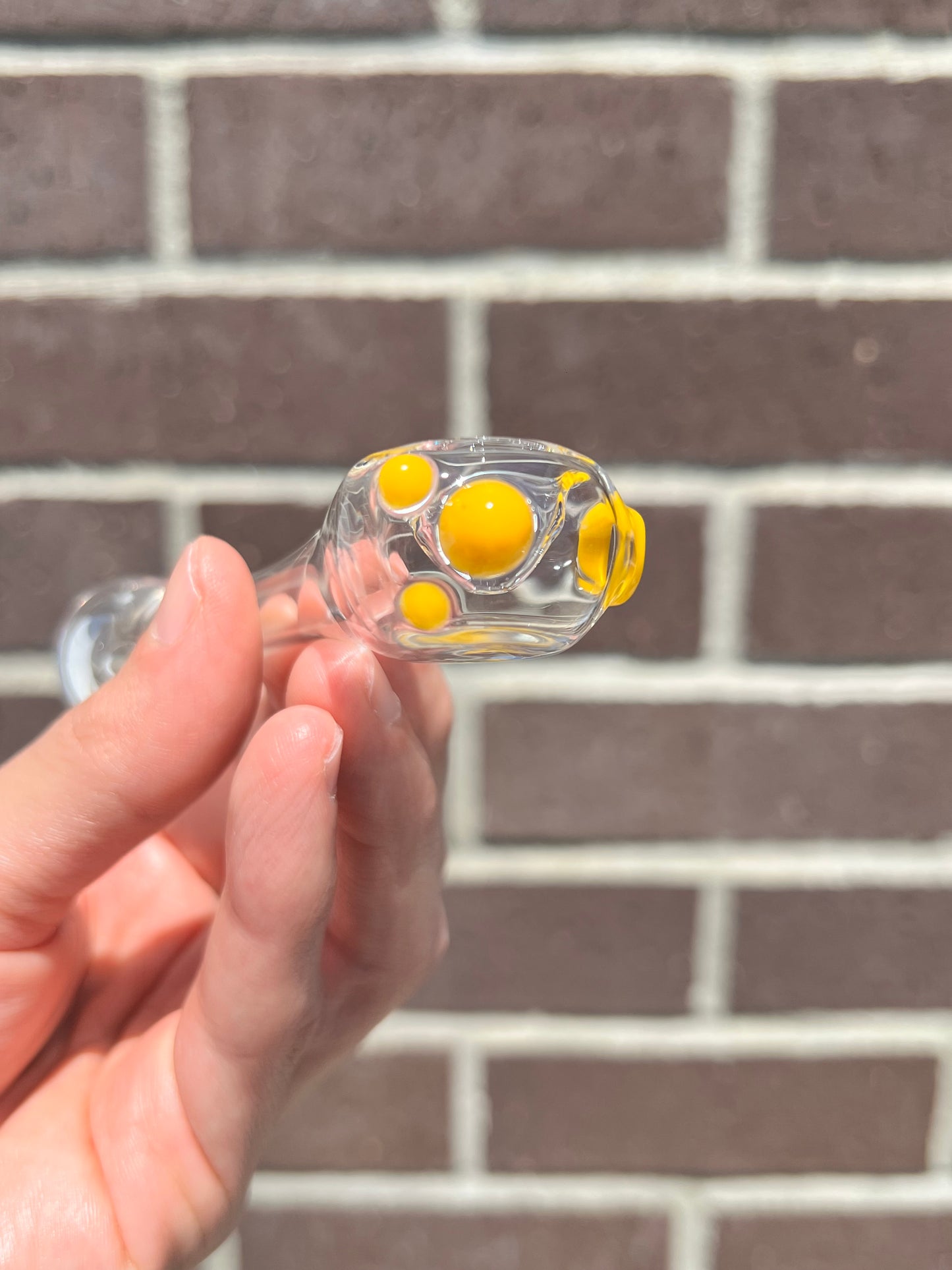 Pipe - Clear / Yellow Spoon