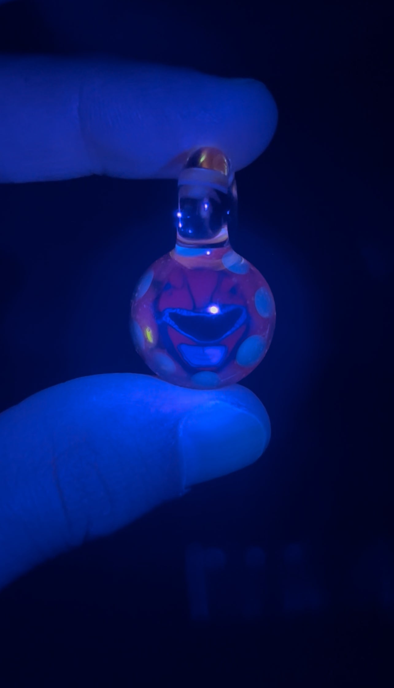 Pendant - Red Power Ranger mille, terps / blu-v / Lucy (UV)