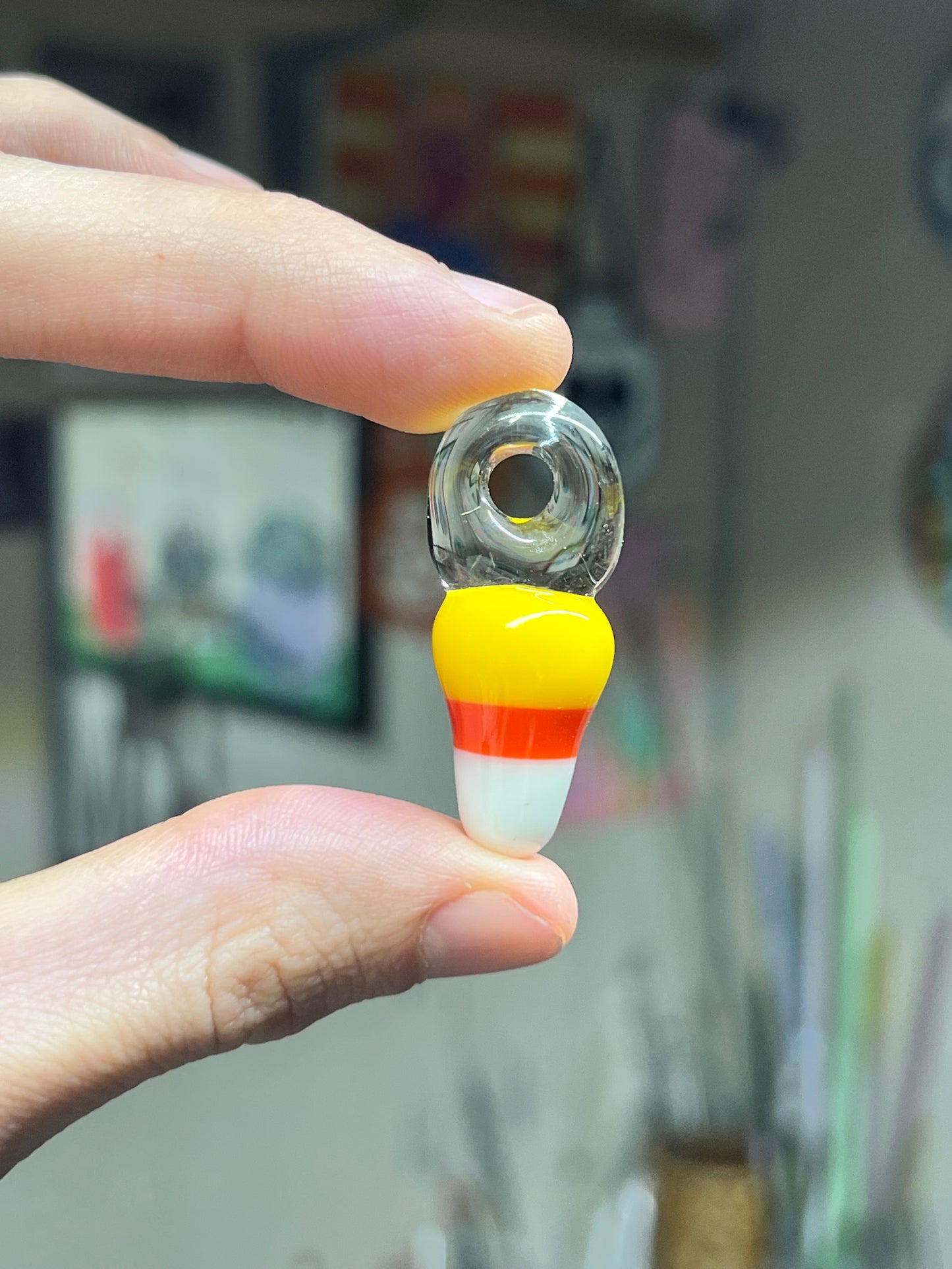 Pendant - Candy Corn