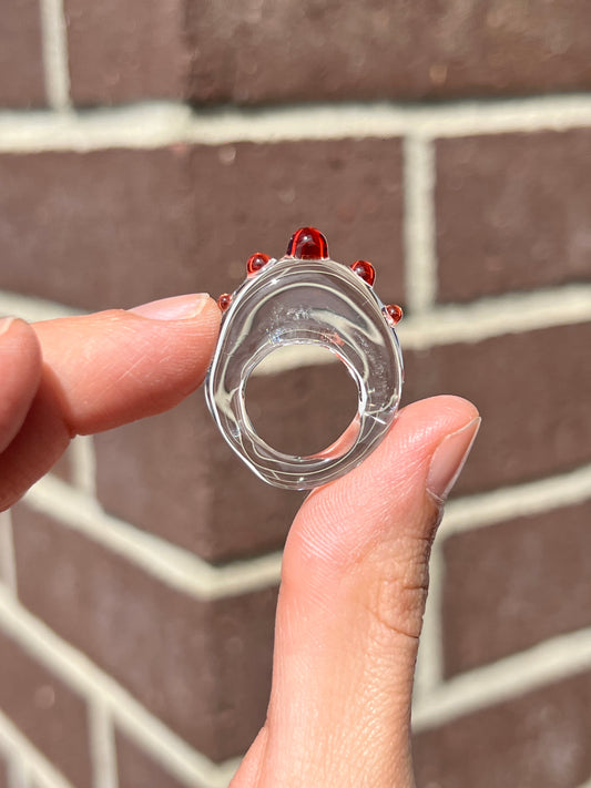 Ring size 3.5 Red Elvis