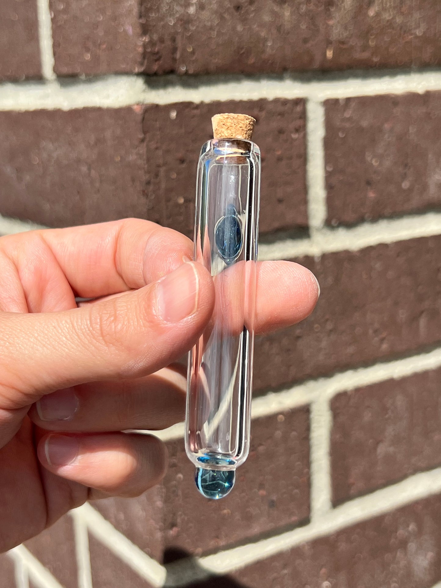 Vial - Clear / Blue Stardust