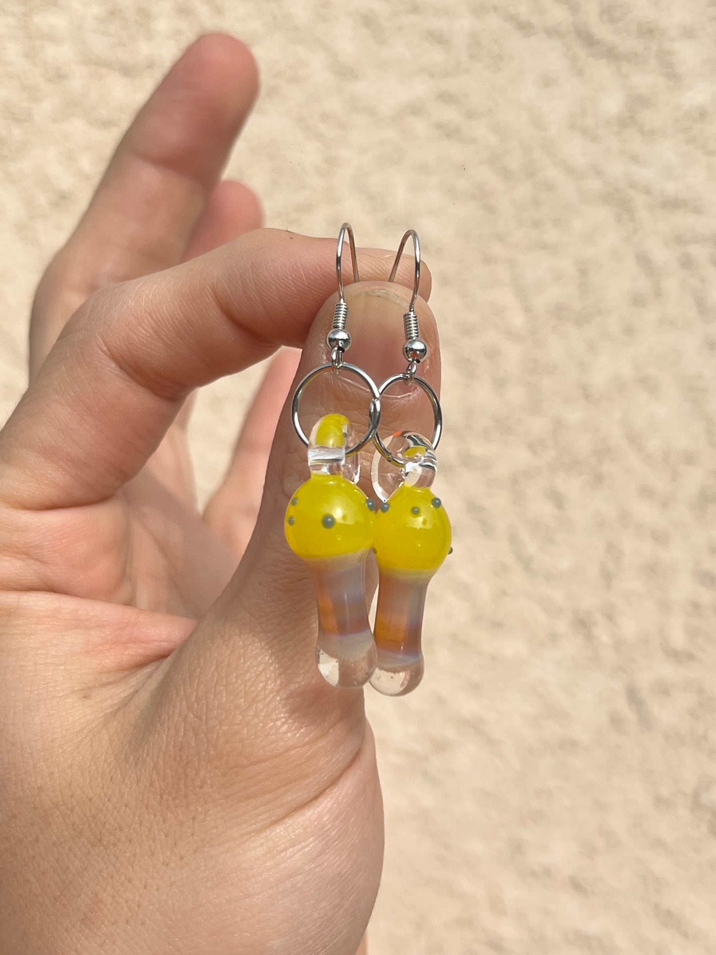 Earrings - Mushrooms