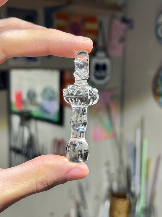Pendant - Clear Mushroom