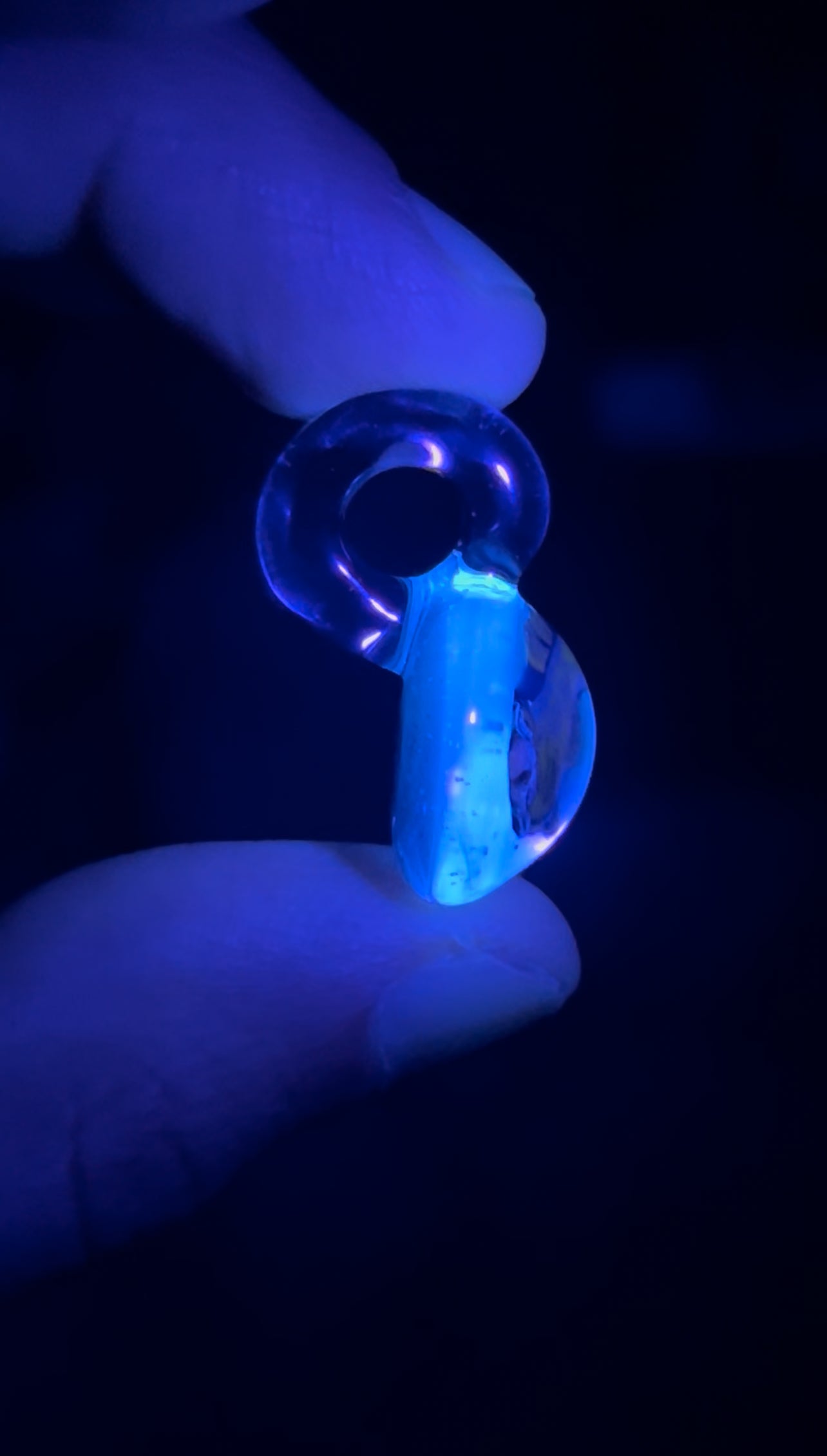 Pendant - Bass Mille, blue stardust / blu-v (UV)