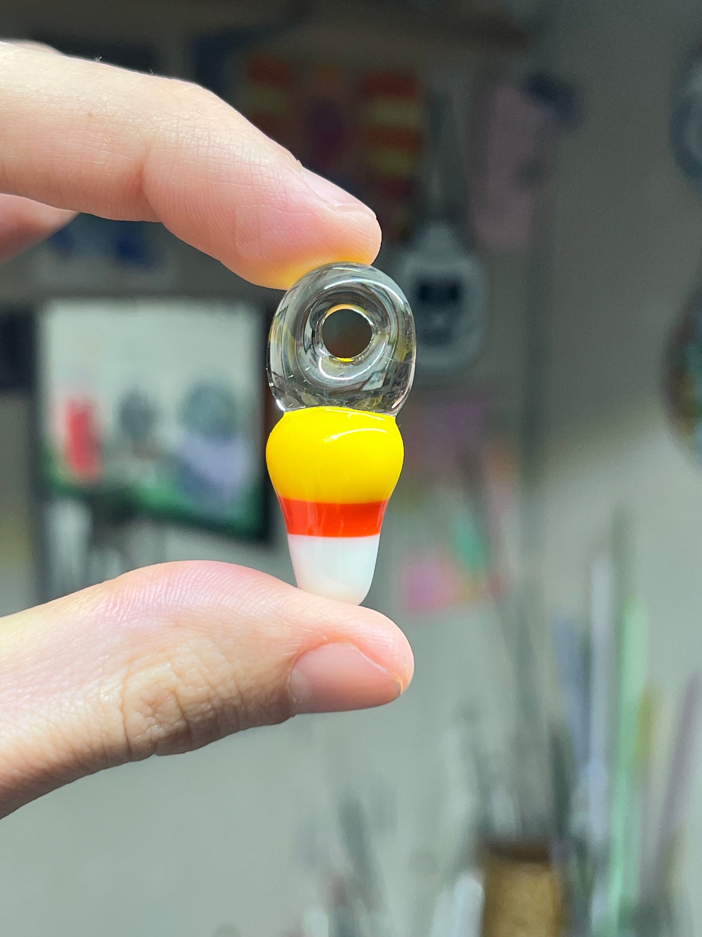 Pendant - Candy Corn