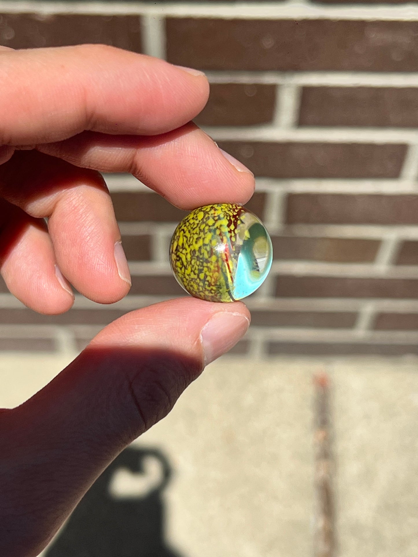 Marble - Vortex, canary frit