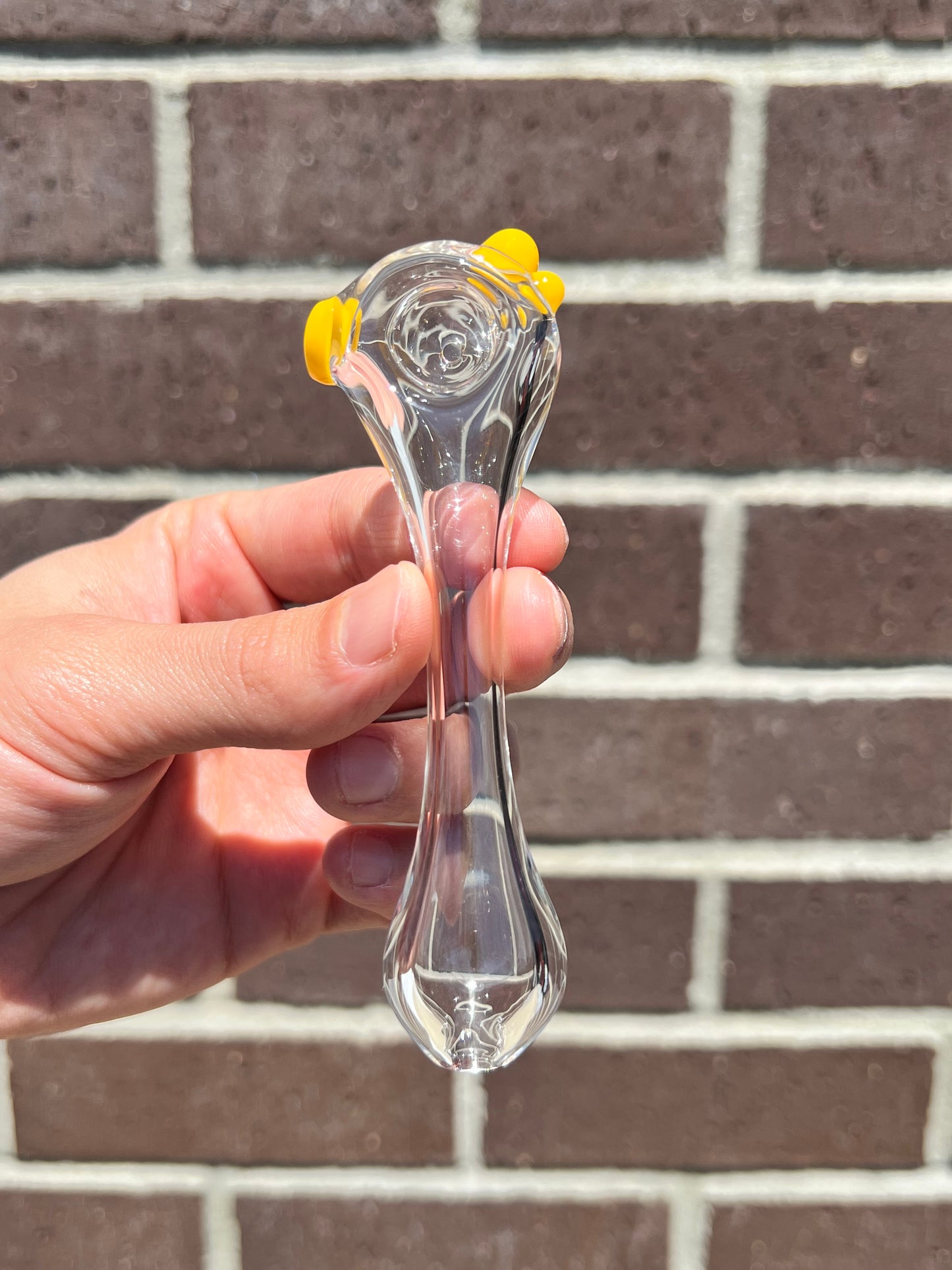 Pipe - Clear / Yellow Spoon