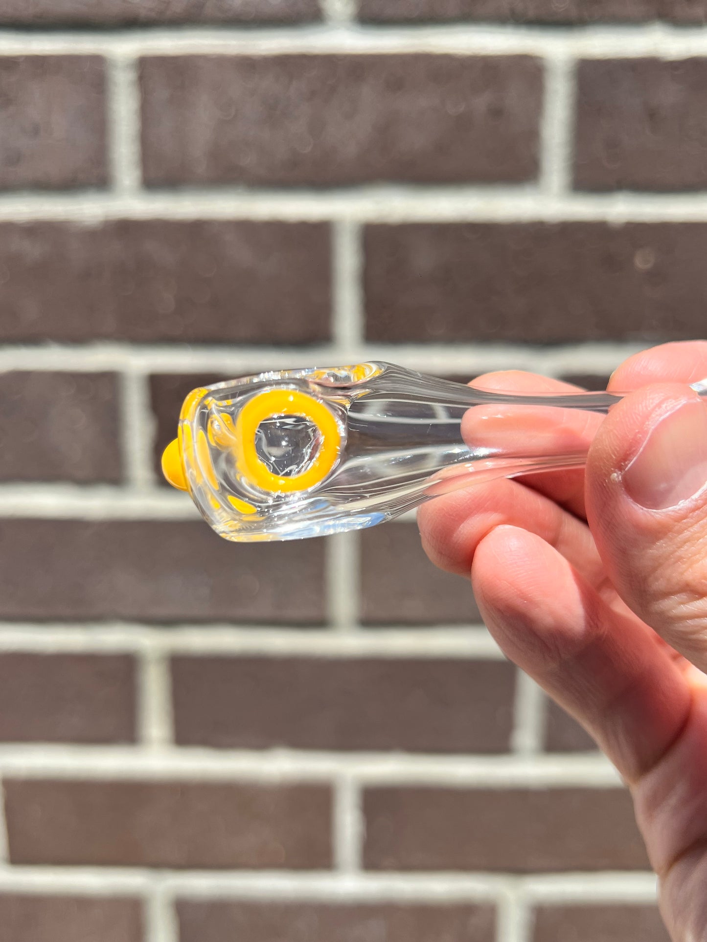 Pipe - Clear / Yellow Spoon