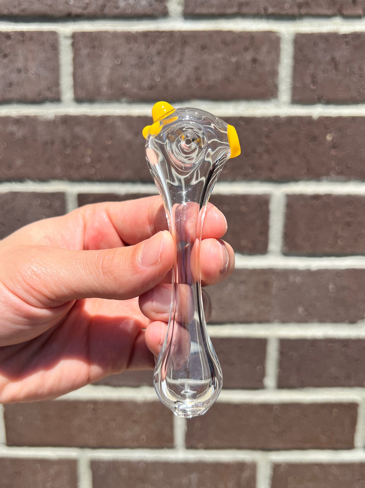 Pipe - Clear / Yellow Spoon