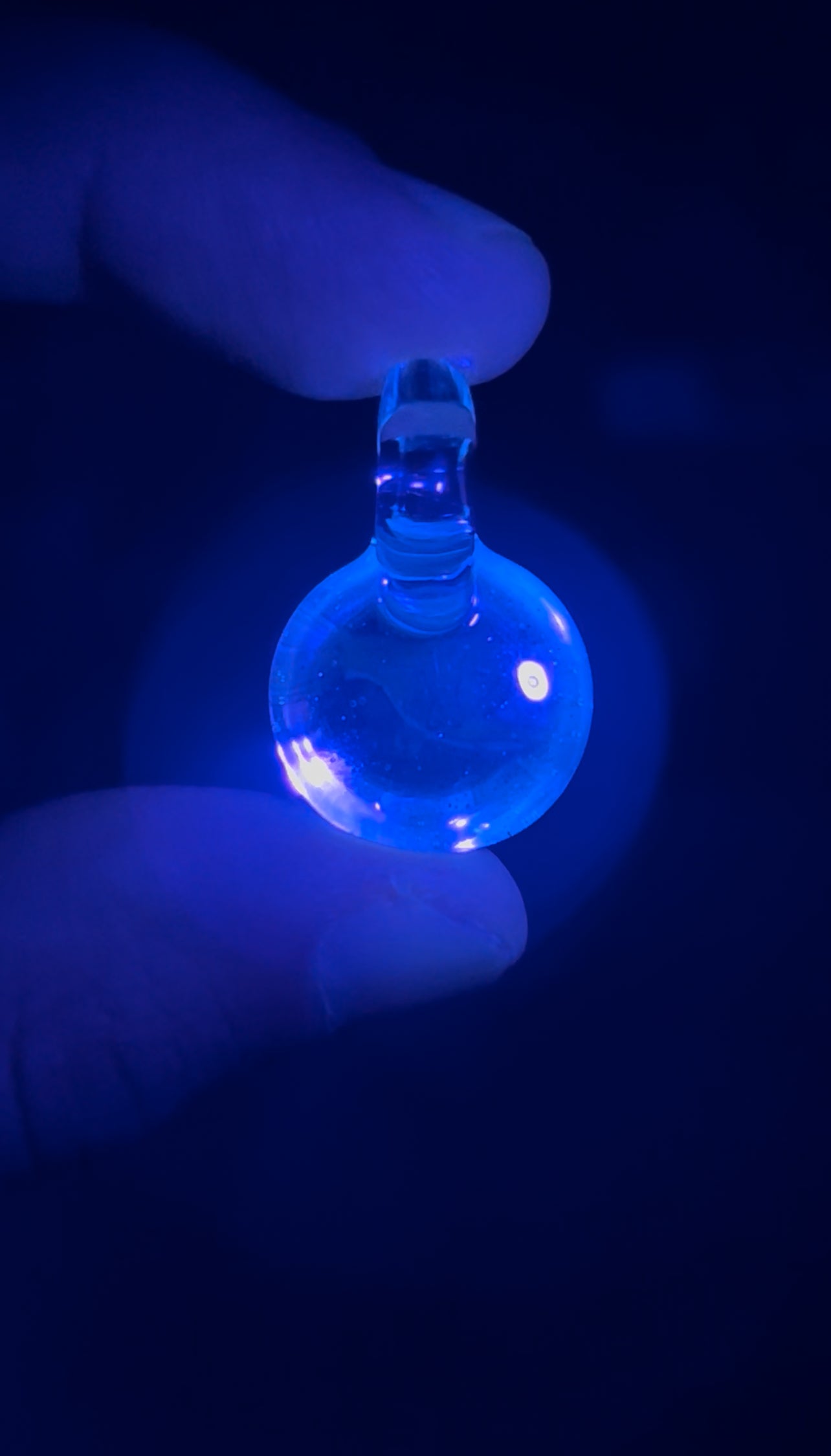 Pendant - Bass Mille, blue stardust / blu-v (UV)